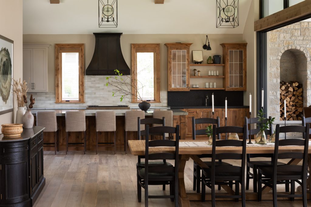 rich warm charming kitchen wood